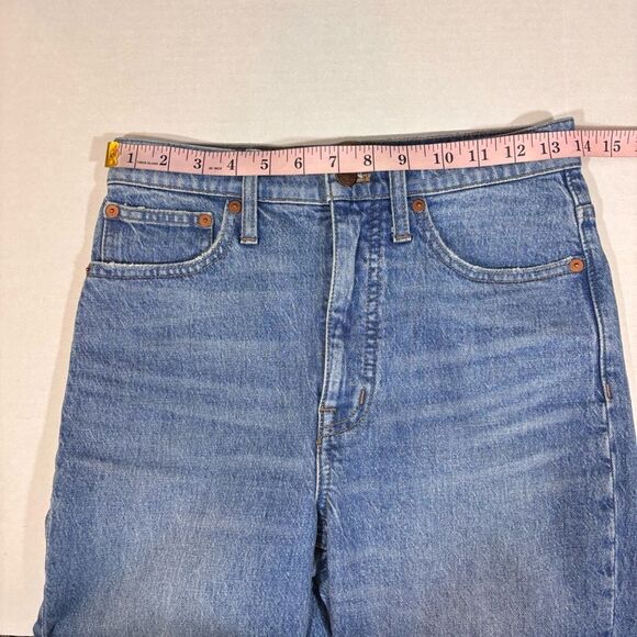 Madewell Classic Straight Jeans in Nearwood Wash Size 24 M3520 - Picture 14 of 16